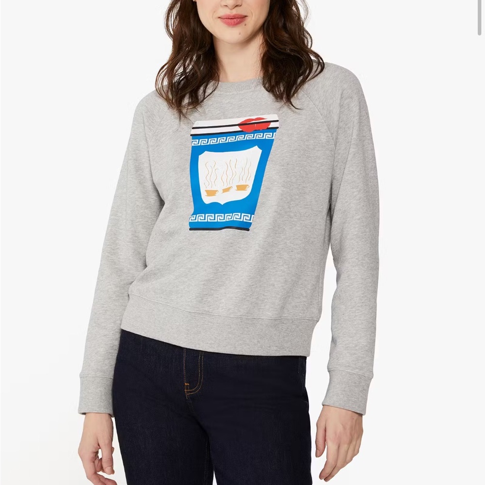 Kate Spade Coffee Cup Sweatshirt